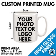 Custom Printed Mug • Personalised Print Christmas Image Text Photo Mugs Cup