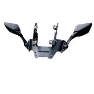 NMAX V2 WINDSHIELD VISOR BRACKET WITH SIDE MIRROR HEAVY DUTY