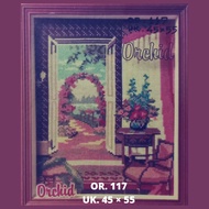KRUISTIC EMBROIDERY CRYSTAL SET PACKAGE 1 SET CROSS STITCH ORCHID OR 117 118 119 120 123