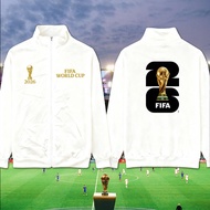 M-3XL Soccer Jacket for Fans Logo Football 2026 (USA Canada and Mexico) – Long Sleeve Cardigan Shirt