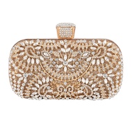 Diamond Evening Clutch Bag For Women Wedding Golden Clutch Purse Chain Shoulder Bag Small Party Hand