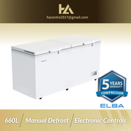 Elba 660L Chest Freezer EFH6651EWH