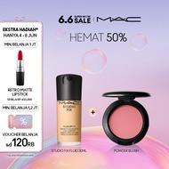 MAC Studio Fix Fluid SPF 15 24 Hour Matte Foundation + Oil Control – Best seller matte finish full c