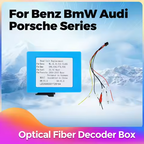 Car Radio Audio Optical Fiber Decoder Most Box For Mercedes Benz ML/GL/R/S/CL/E/SL/C/CLK Series W203