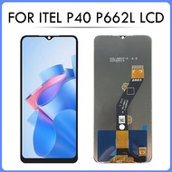 จอ LCD แบบดั้งเดิม XD 6.6 "สำหรับ Itel P40เปลี่ยนดิจิทัลแผงประกอบจอแสดงผล LCD แบบสัมผัสหน้าจอ P662L