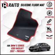 RAITO MAT BMW 5 Series Facelift G30 2017 - Present Car Floor Mat Carpet Customised Car Mat Kereta Ca