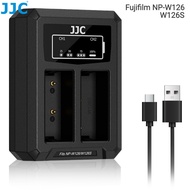 JJC Camera Battery Charger for Fuji NP-W126S NP-W126 of Fujifilm XE5 XM5 XT50 XT30 III X100VI X100V 
