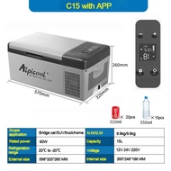 Alpicool mini fridge 15L/20L /25L car refrigerator compressor cooling Frozen and refrigerated car ho