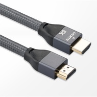 HDMI 2.1 Cables Male to Male 8K 60Hz 4K 120Hz 48Gbps HDR eARC QFT 6.6ft HDMI to HDMI Cord for Monitor PS3 Projector Computer HDTV