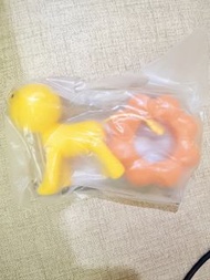 Mister Donut 20週年 pon de lion 波堤獅 公仔 figure 連 展示背板