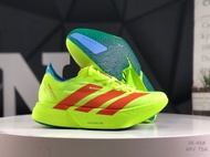Adidas Adizero Adios Pro 4 M รองเท้าวิ่งหุ้มข้อต่ำกันลื่นสวมใส่สบายแมทช์ลุคง่ายสีเหลืองเรืองแสงแบบเด