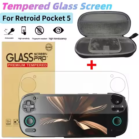 Portable Retroid Pocket 5 Tempered Glass Screen Protector Film Retro Video Console RP5 Tempered Glas