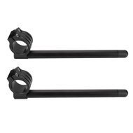 1Pair 41mm Universal Motorcycle CNC Separate Handlebars  Adjustable Clip on