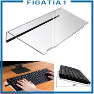 [figatia1] Mini Computer Keyboard Stand Small Computer Keyboard Tray Acrylic Keyboard