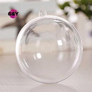 G&Y Transparent Open Plastic Christmas Decor Bauble Ornament Gift Present Box
