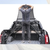 TEMU Cargo Net For Pickup Truck Bed, Trucks Cargo Net Mesh Organizer, 4'x4' Stretch To 7'x7' Elastic