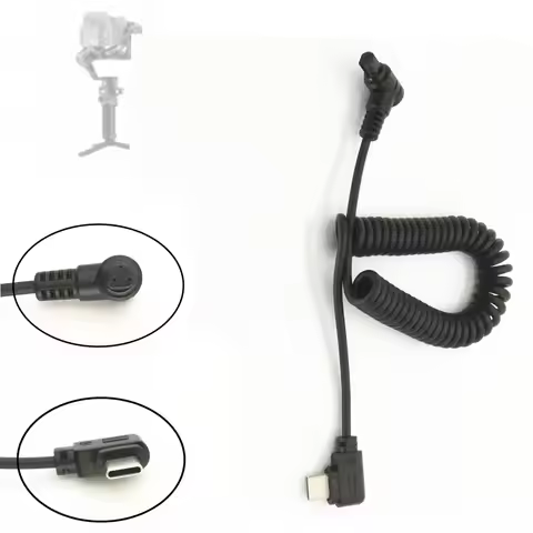 Type-C to N3 Shutter Control Cable for DJI Ronin SC RSC2 RS4 RS3 Pro Mini RS2 & Canon R5 R5C 5D4 5D3