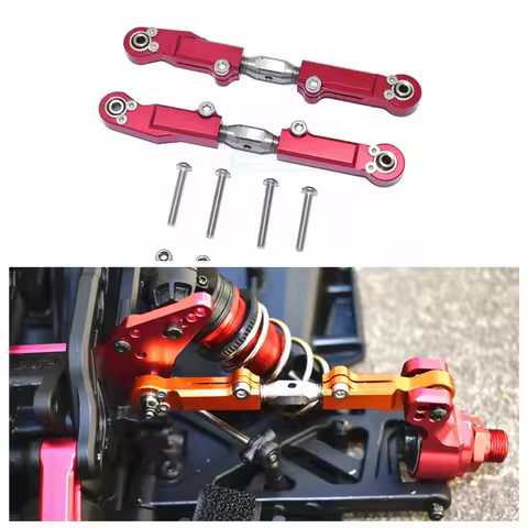 GPM Alloy + Stainless Steel Rear Upper Tie Rod for ARRMA 1/8 TYPHON 6S BLX BUGGY 1/7 LIMITLESS RC CA