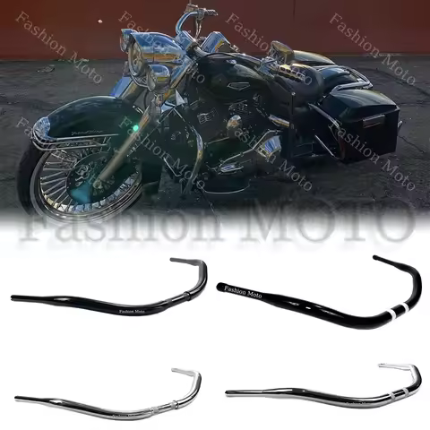 Motorcycle 1-1/2" Beach handlebar for Harley Dyna Soft tail Fat Boy Breakout Heritage Classic Road K