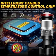 Y7D 2PCS Car LED Car Headlight LED Mini Projector H4 LED Headlight Bulb Projector Lampu Kereta LED F