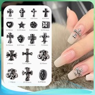 Nail Art Decoration 3D Accessories Nail Art Nail Charms Alloy Metal Nail Art Decoration 3D Cross Nai