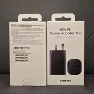 原廠半價不議 Samsung Galaxy Z Fold7 Flip7 s26 Ultra (預購贈品無保用) 65W 快充 PD 旅行 Power Adapter Trio 三頭充電器 (iPhon