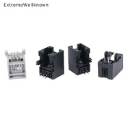 [ExtremeWellknown] 10PCS RJ11 4P4C/6P6C/6P4C Female PCB Telephone Soet Connector Xwk