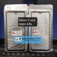 Kaca lcd + Lem Oca Oppo A5S A7 A12 Realme 3 Kaca Depan Kaca Touchscreen Kaca Ts Tc Original