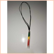 ✼ ¤ ◬ 1pc adjustable reggae tube bottle necklace glass