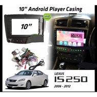 Toyota Lexus Is250 06-12 Es300 06-12 Android Player + Casing + Foc Reverse Camera