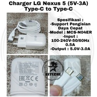 LG 3A 3 Ampere USB C Fast Charging Charger C to C cable USB C to USB C Nexus5 3 Ampere