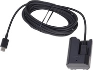 Fotga 300cm/118inch USB-C Type-C Power Adapter Cable + Decoded NP-FZ100 Dummy Battery for Sony ZV-E1