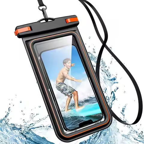 Floating Waterproof Phone Pouch, IPX8 Waterproof Phone Case Dry Bag Kayak/Beach/Cruise Travel Essent