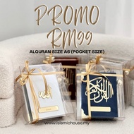 [A6] Alquran Karim Exclusive Size A6 Free Nama