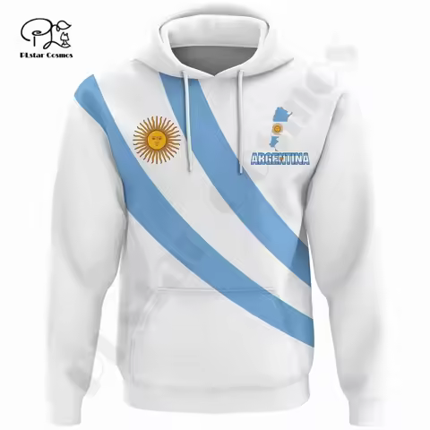 PLstarCosmos 3DPrint Newest Sport Argentina Country Flag Unique Men/Women Cozy Hrajuku Casual Street