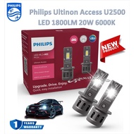 Philips Car LED Headlight Bulb Ultinon Access U2500 1800LM 6000K H3