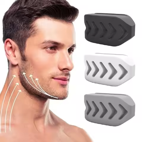 Silicone Jaw Line Exerciser Jawline Chew Ball Fitness Facial Toner Face And Neck Muscle Trainer Chin