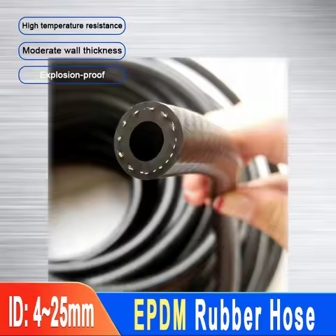 1~5M EPDM High Temperature and Aging Resistance Rubber Hose Tube Flexible High Pressure Automobile F