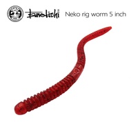 micro jig fishing Changjiluya erbium lembut NEKO-RIGWORM5 inci mi cacing umpan palsu ulat lembut lad