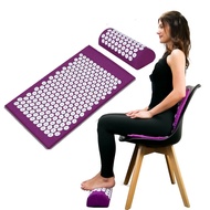 Acupressure Mat Massage Relieve Stress Back Body Pain Spike Cushion Yoga Acupuncture Mat