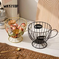 WAY2TOP Coffee Pod Holder, Coffee Pod Storage Cup Coffee Capsule Holder, Irregular Shape Home Decora