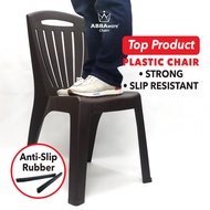 Abbaware Plastic Chair/Kerusi Makan/Kerusi Plastik/Dining Chair/Anti-slip Chair (Max 6pcs per order)