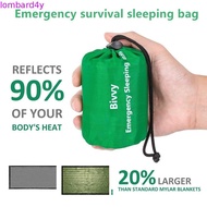 LOMBARD Emergency Sleeping Bag Lifesaving Outdoor Activities Outdoor Emergency Blanket Thermal Blank