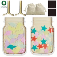 2 Pcs Reward Jars for Kids Wood Personalized Dinosaurs and Stars Jar Reward System Magnetic Reward J