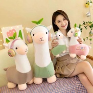 CURTES Alpaca Plush Toy Soft Toy Birthday Gifts Sleeping Pillow Plush Animal Toy Plush Pillow Home D