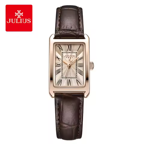 Julius Watch 2025 New Student Retro Small Square Watch Waterproof Women's Watch Gift For Woman 1338