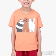 DOSH KIDS T-SHIRTS WE BARE BEARS เสื้อยืดคอกลมเด็ก DBBBT5037-OR