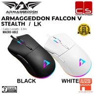 ARMAGGEDDON Falcon V (Stealth Huano Linear / LK Clicky) Gaming Mouse Wired 1.8Meter