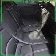 [Amleso] Dog Car Seat Cover Universal Anti Scratch Pet Carrier Bed Waterproof Pet Car