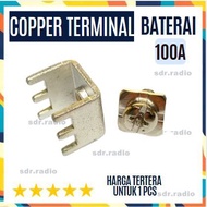Copper terminal post solder pcb rating 100a nut terminal 1 set